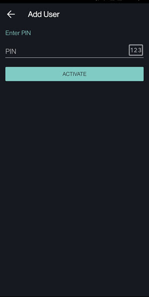The IBKR Mobile enter pin for Android phone. 